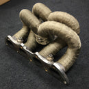 2" Titanium 50Ft Exhaust Header Heat Wrap Tape+6 Stainless Steel Zip Ties Kit