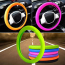 Soft Steering Wheel Cover sheath Wrap Skin 38cm Green