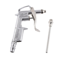 Plastic Piston Air Blow Duster Blowing Dust Hair Vehicle Cleaning Gun White