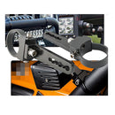 Steel A Pillar Jack Hood Mount Brackets Kit for Jeep Wrangler GMC Chevy