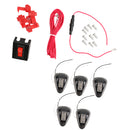 5pcs Car SUV 4X4 Truck Off Road Exterior Roof Upper Top Decor Marker Light Running Lamps Set