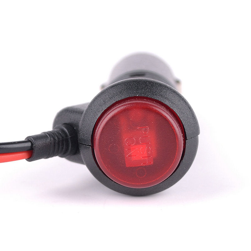1.5m 12V Car Cigarette Lighter Power Plug Extension Cable Switch & 10A Fuse
