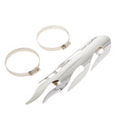 Flame Exhaust Muffler Pipe Heat Shield Cover Guard For Harley Cruise White