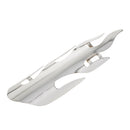Flame Exhaust Muffler Pipe Heat Shield Cover Guard For Harley Cruise White