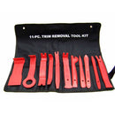 11pcs Heavy Duty Trim Removel Tool Kit Door Panel Interior Wedge Pry Clip
