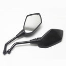 Turn Signal Black Mirrors for Motorcycles Sport Street Bike for Kawasaki