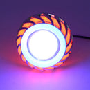 Custom High Beam Motorcycle LED Driving Headlight for Harley Suzuki Red