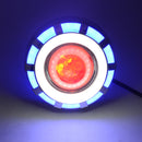 Custom High Beam Motorcycle LED Driving Headlight for Harley Suzuki Blue