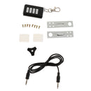 Motorcycle ATV Waterproof 3inch Handlebar Audio Stereo Speaker Kit with Remote Controller