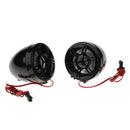 Motorcycle ATV Waterproof 3inch Handlebar Audio Stereo Speaker Kit with Remote Controller