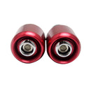 Red 7/8'' Handlebar Grips Bar End Plugs for Motor Automobile