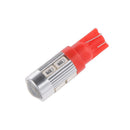 Canbus T10 5630 10SMD LED Car Side mark Door Lamp bulbs DC 12V 2W Super Red