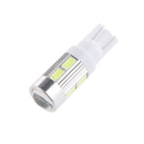 T10 5630 10SMD White Car Side Wedge Tail Parking Light Bulb Instrument Door LED Lamp