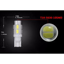T10 5630 10SMD White Car Side Wedge Tail Parking Light Bulb Instrument Door LED Lamp