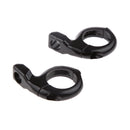 One Pair ATV Motorcycle Scooter Circle Turn Light Lamp Light 1" Stand Black
