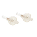 2x Inline Fuel Filter Small Plastic Motorcycle Scooter Petrol 6mm ID Pipe