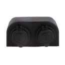 Twin way 12v in Car Boat Aux Socket Motorbike Cigarette Adapter Auxillary Dash