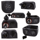 Twin way 12v in Car Boat Aux Socket Motorbike Cigarette Adapter Auxillary Dash