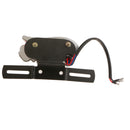 Black 12V 35W Accessory Metal Brake Tail Lamp Light for Halley Motorbike Motor