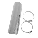 Electroplate Exhaust Pipe Heat Shield with Clamps for Harley