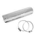 Electroplate Exhaust Pipe Heat Shield with Clamps for Harley