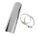 Smooth Exhaust Pipe Heat Shield Cover Guard For Harley Cruise White 22cm
