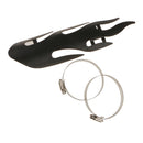Flame Exhaust Muffler Pipe Heat Shield Cover Guard For Harley Cruise Black