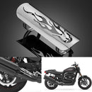 Pierced Flame Exhaust Pipe Heat Shield Cover Guard For Harley Cruise Black
