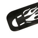 Pierced Flame Exhaust Pipe Heat Shield Cover Guard For Harley Cruise Black