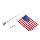 Motorcycle Antenna Flag Mount Bolts Kit United States of America for Harley