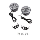 Universal 9LED Round Daytime Running DRL Car Fog Lamp HeadLight White 2PCS