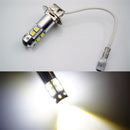 Pack of 2 H3 50W Fog Lamp Daytime Running Light DRL High Power Bulb for Car Vehicle