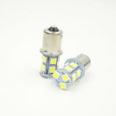 Pack of 10 White 1156 BA15S 13-SMD 5050 LED Light Turn Signal Backup Reverse Bulbs