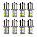 Pack of 10 White 1156 BA15S 13-SMD 5050 LED Light Turn Signal Backup Reverse Bulbs