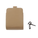 PU Leather Pouch Purse Bag Outlet Storage Bag Hanging Box Car Accessories Beige
