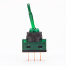 Universal 12V 20A Spot Light Rocker Switch for Car Automobile Truck Green