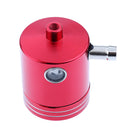 Red-Front Brake Clutch Cylinder Fluid Oil Reservoir Tank Cup Motorcycle Parts Aluminum CNC Machined Easy Install