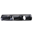 Left Drive Car Triple Hole 52mm Universal Racing Dash Carbon Gauge Meter Pod Holder