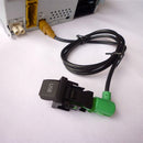 USB Switch Wire Line Cable Adapter in Car for BMW 3 5 series E87 E90 E91 E92 X5 X6