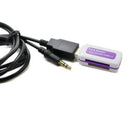 3.5mm Auxiliary Audio Aux Cable USB Adapter Car MP3 Player for Mazda 3 6