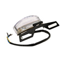 Universal Motorcycle LED Stop Brake License Plate Rear Tail Light Smoke Lamp