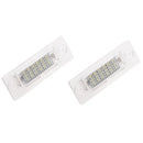Pair Bright 24-LED License Number Plate Light Lamp for VW Touran Golf Passat Jetta Caddy T5