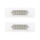 Pair Bright 24-LED License Number Plate Light Lamp for VW Touran Golf Passat Jetta Caddy T5