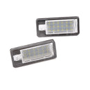 Car LED License Plate Light Number Plate Lamp Tail Lighting Bulb for Audi Auto Tail Rear Light Plug and Play Perfect Fit High Brightness