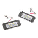 2x 3528 18-SMD LED Number Plate Light Lamp for 2006-2014 BMW Mini Cooper R56 R57 R58 R59