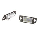 1 Pair White LED 3528 SMD Car License Plate Light Lamp Bulb for Ford Focus