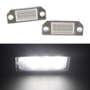 1 Pair White LED 3528 SMD Car License Plate Light Lamp Bulb for Ford Focus