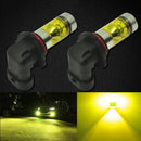 Pack of 2 H11 H8 LED Fog Light 100W Hi-Power 4300K Yellow Driving DRL Bulb