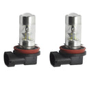 Pack of 2 H8 H11 Universal LED Brake Parking Fog Light for Car Auto Vehicle White