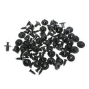 50PCS Nylon Push-Type Bumper Retainers Clips for Nissan